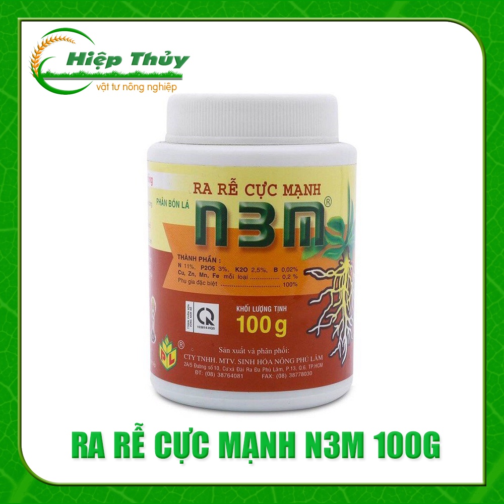 Phân Bón Lá Kích Rễ N3M (100g, 500g) |Ra Rễ Cực Mạnh Cho Cây bonsai , Rau Màu, Hoa Hồng , cây rau hữu cơ | Hiệp Thủy