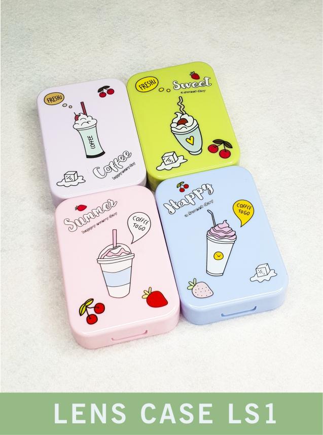 Hộp đựng kính áp tròng cute, khay đựng lens đôi Lens Case LS1 - Lens Ann 365 Việt Nam