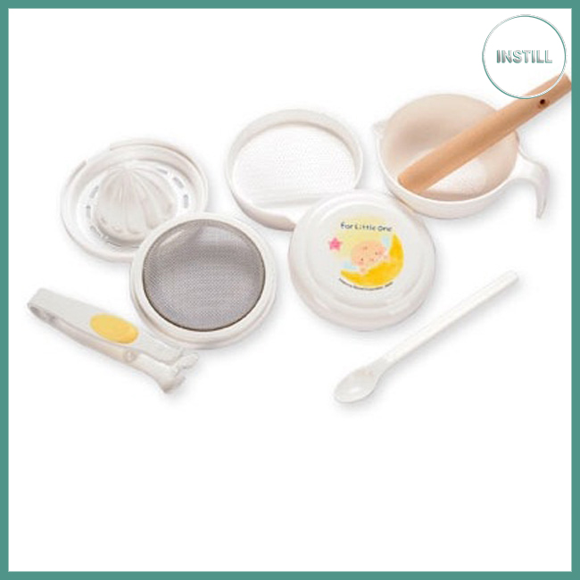 Bộ chế biến ăn dặm kiểu Nhật cho bé 9 dụng cụ