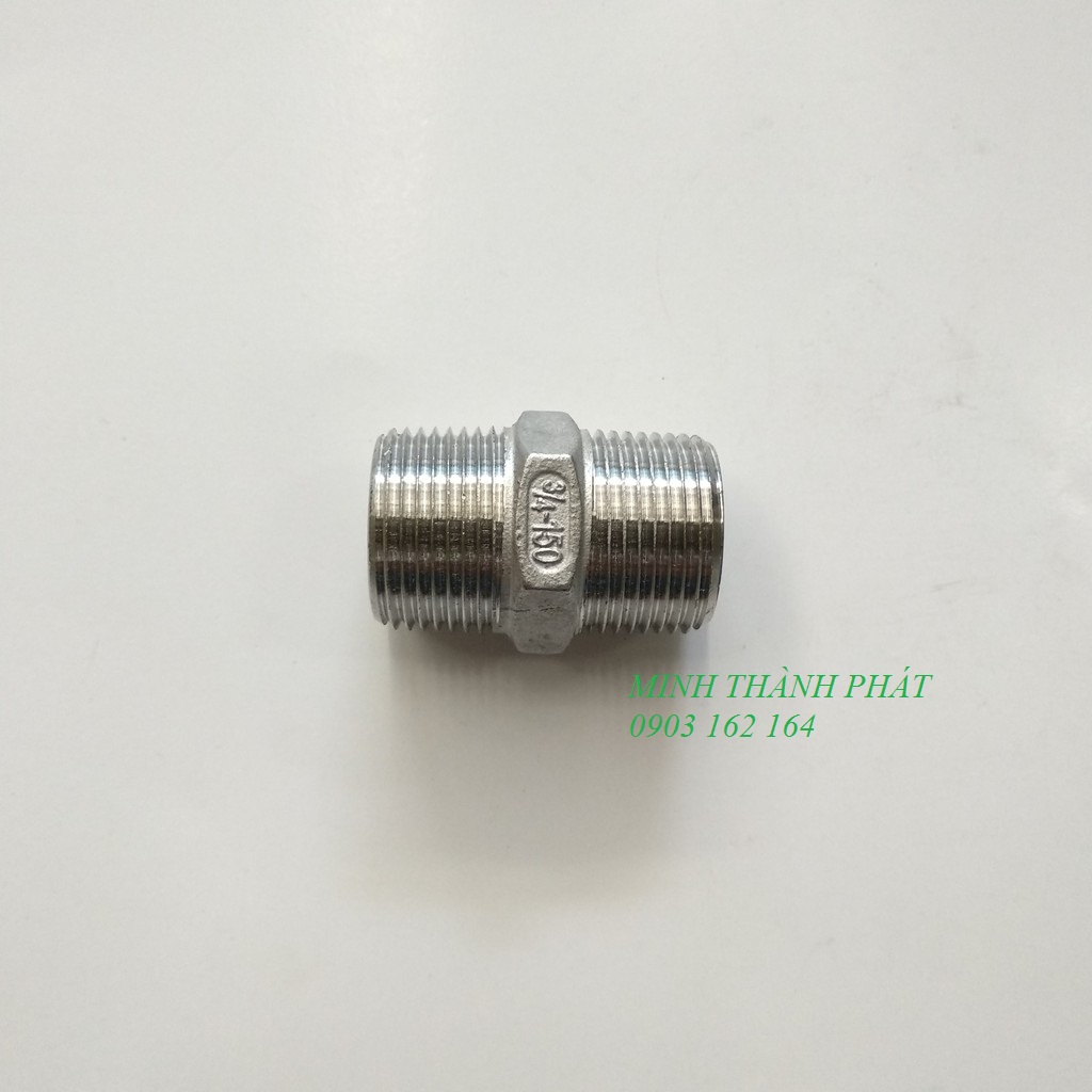 Kép nối 2 đầu răng ngoài inox 304