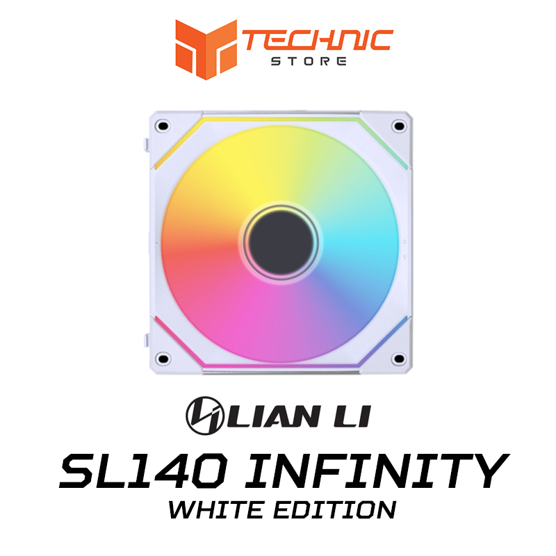 Quạt tản nhiệt Lian Li UNIFAN SL140 INFINITY WHITE