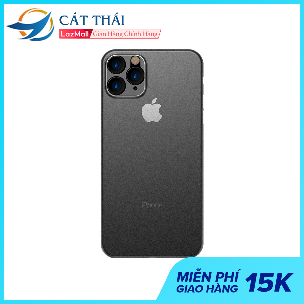 Ốp lưng iphone nhám Cát Thái nửa trong suốt bảo vệ điện thoại nâng cấp mới cực mỏng dành cho Iphone 7 / 8 / X / XR / XS Max / 7 plus / 8 plus