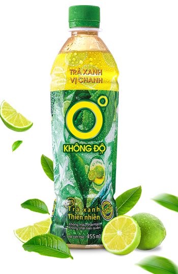 Trà xanh 0 độ 455mL
