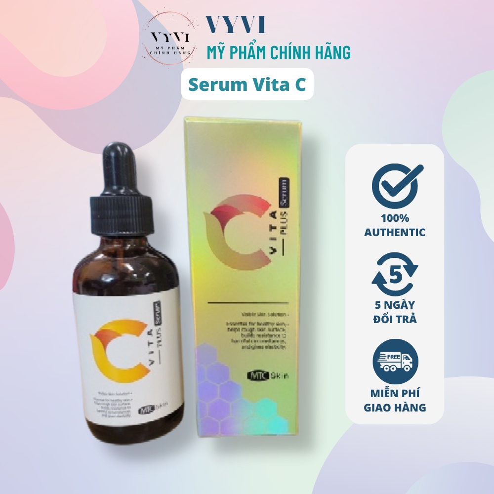 Serum vitamin c chính hãng cao cấp, serum vita c plus serum - mỹ phẩm vyvi