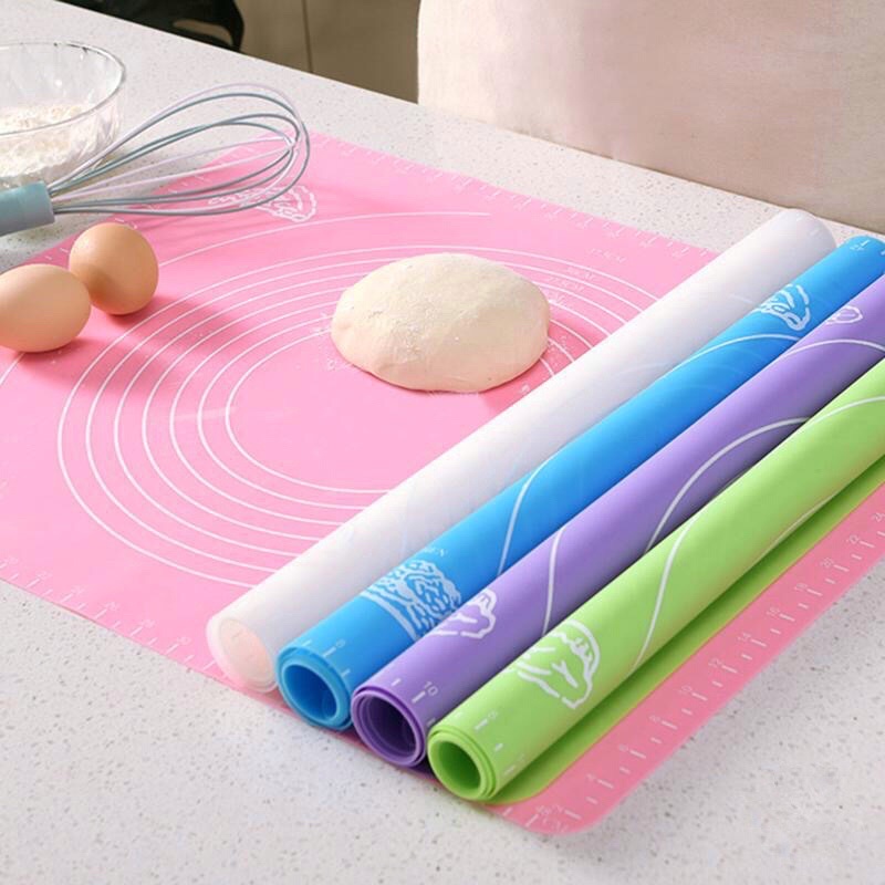 Tấm Lót Nhào Bột Silicon Chống Dính Chịu Nhiệt 50x40cm Giải Pháp Hoàn Hảo Cho Làm Bánh Tại Nhà