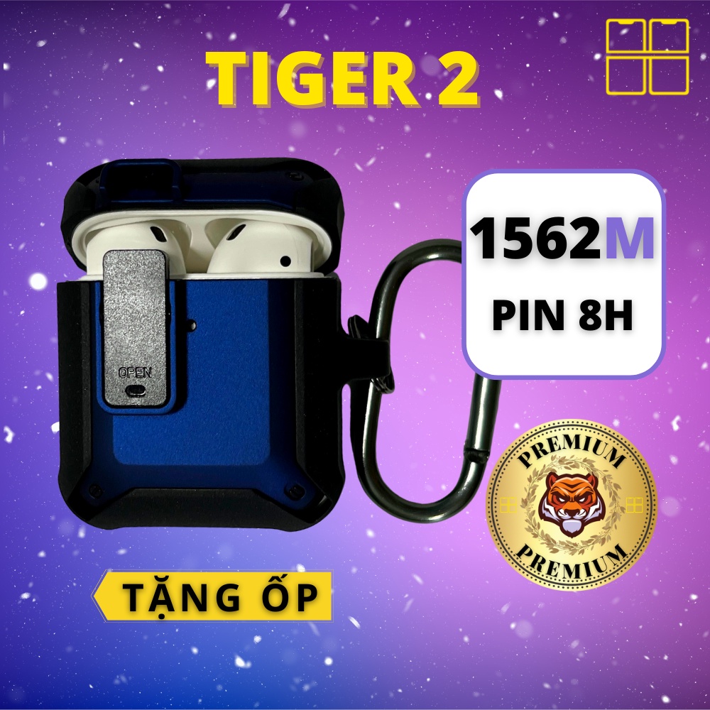 Tai nghe hổ vằn 1562m TIGER 2 bản pin 8H bluetooth gaming cao cấp 2022 tặng ốp case