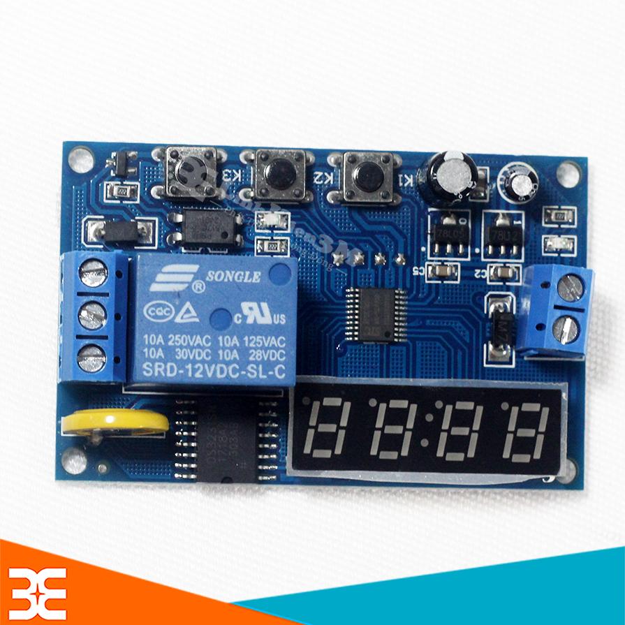 Module tạo trễ - chuyển mạch điều khiển relay 12v thời gian thực ds3231