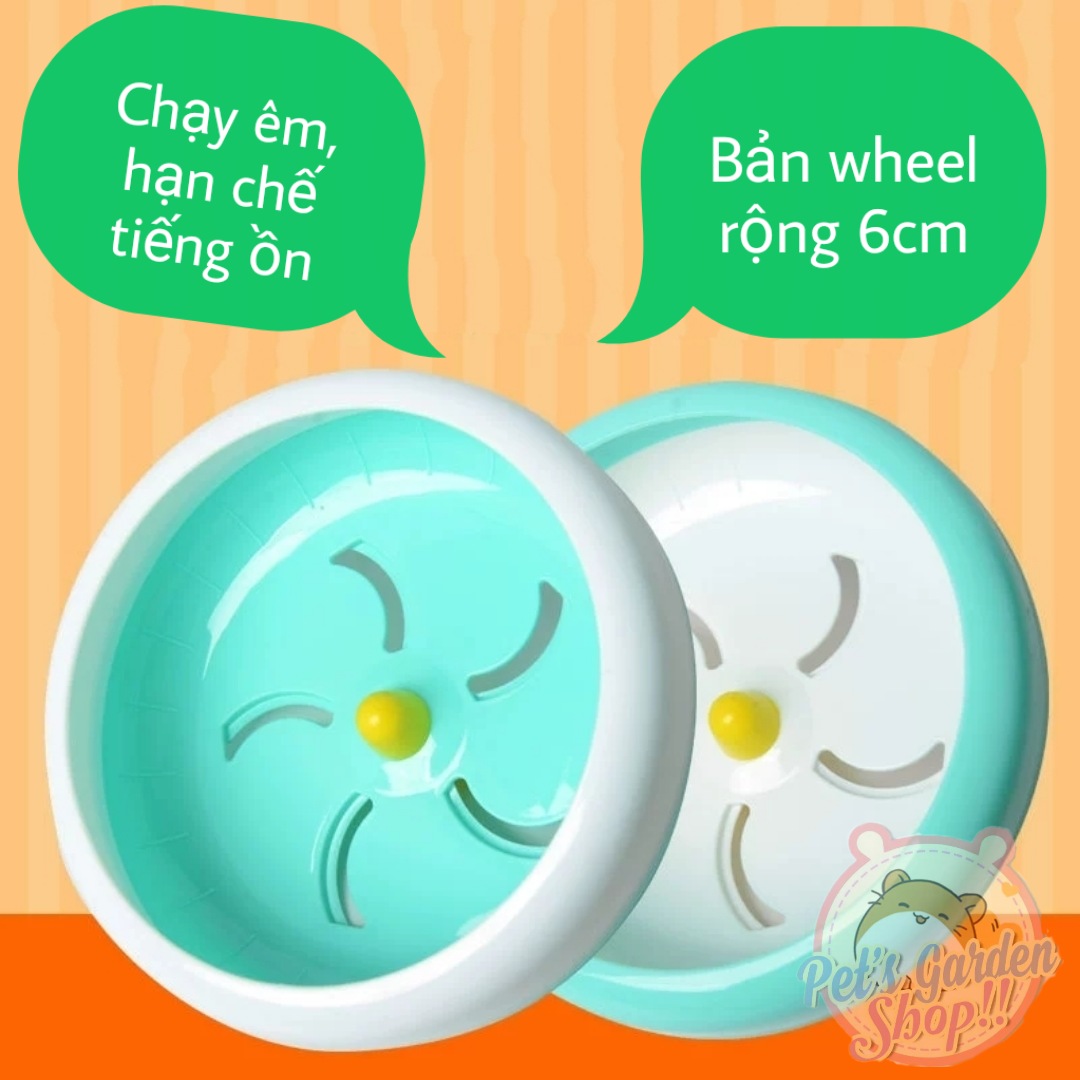 Wheel silent 14-17.5cm - Đồ chơi cho hamster