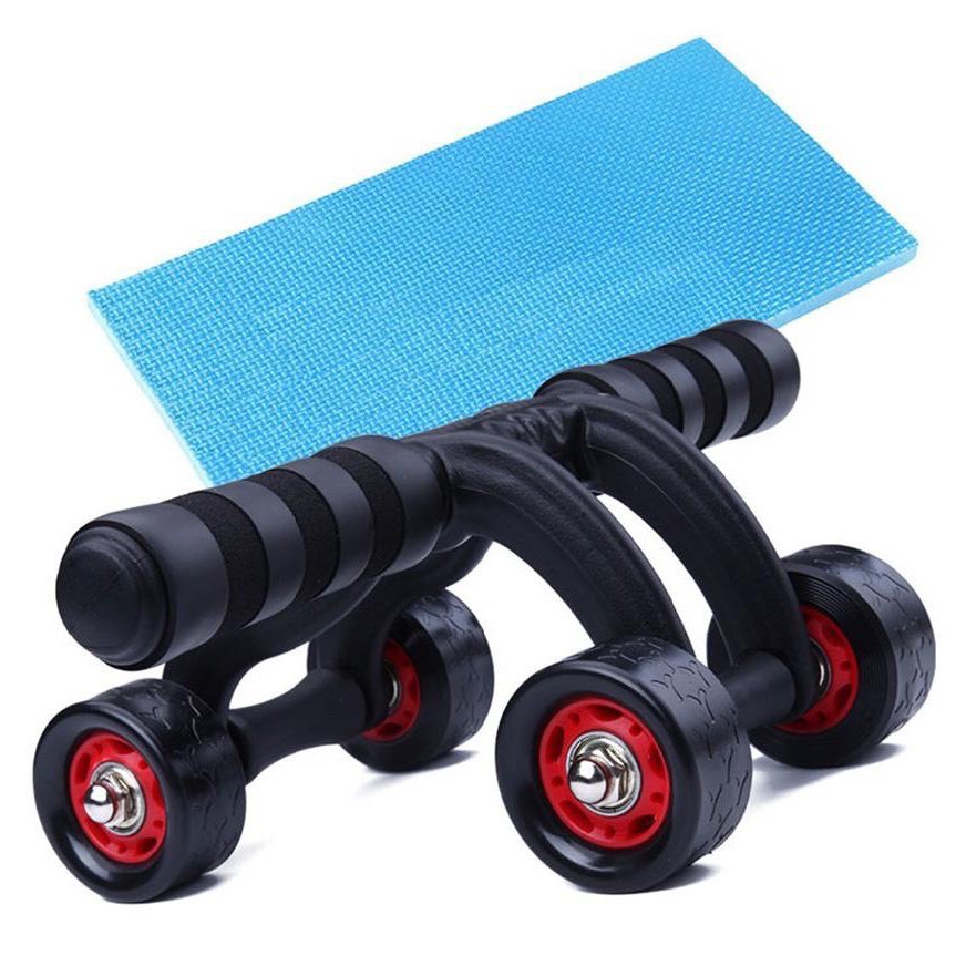 Con lăn tập cơ bụng 4 bánh cao cấp