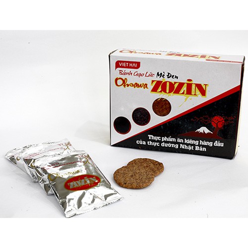 Bánh gạo lứt zozin 2 hộp 125gr Thực Dưỡng