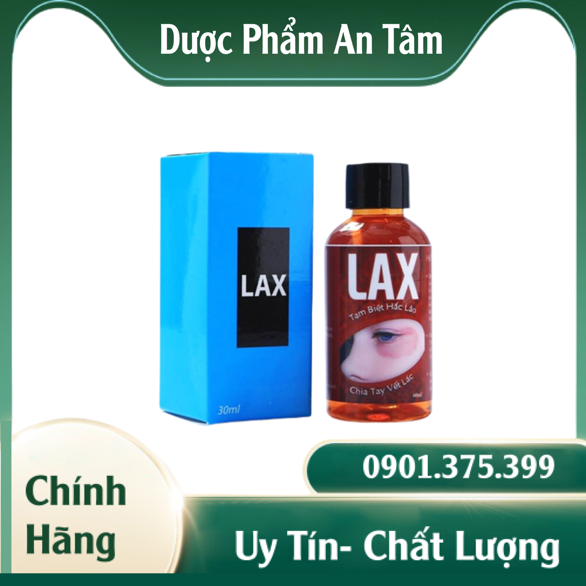 Dược phẩm hắc lào lax - hỗ trợ dứt điểm hắc lào da liễu hắc lào tận gốc lang ben chính hãng