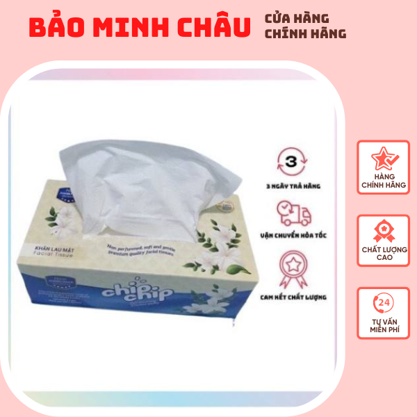 [Freeship] KHĂN GIẤY LỤA RÚT CAO CẤP CHIP CHIP 285 TỜ X 2 LỚP