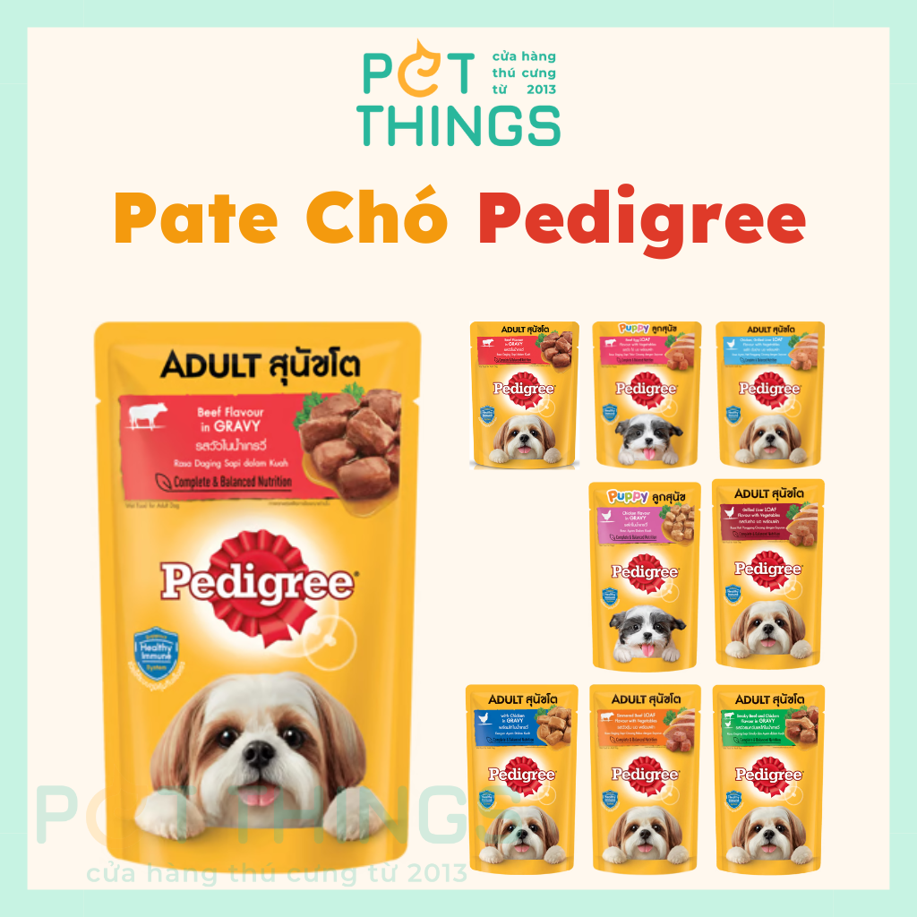 Pate cho chó pedigree 130g