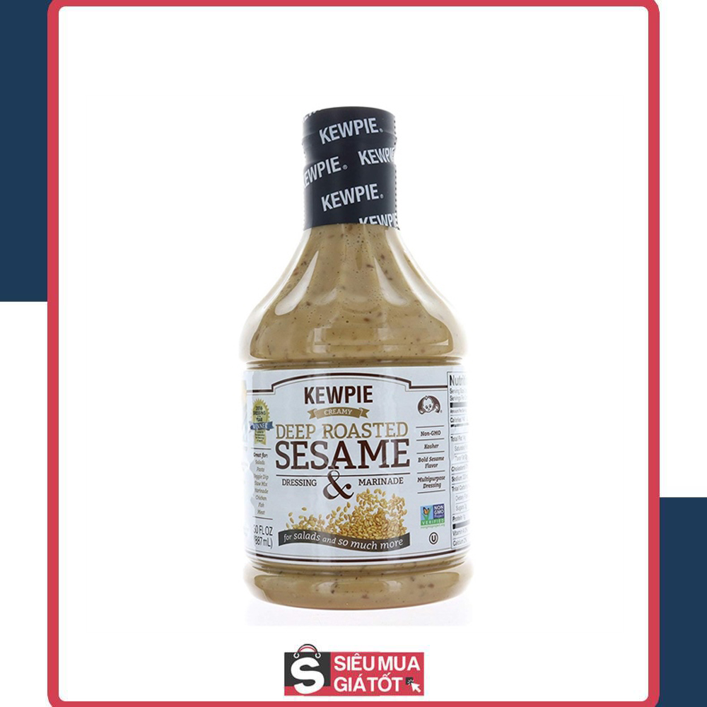 Date 5.2024 - sốt mè rang kewpie deep roasted sesame dressing and marinade 887ml mỹ