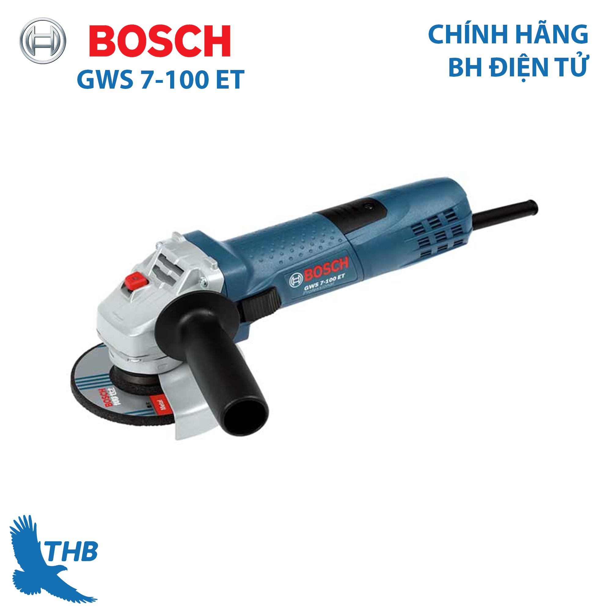 Máy mài góc Bosch GWS 7-100 ET máy mỏng và mạnh mẽ vừa tầm tay