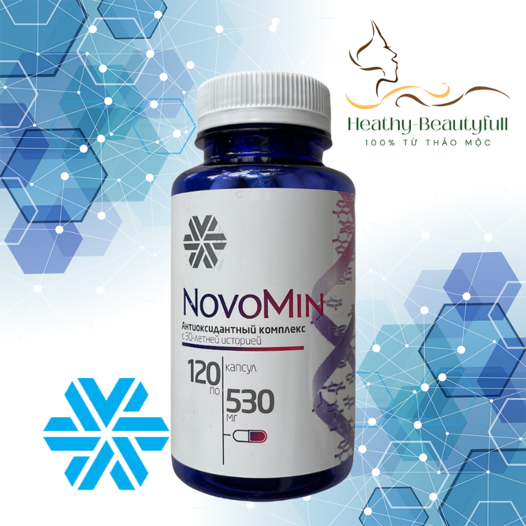 Siêu Vitamin Novomin: Thực phẩm bảo vệ sức khỏe, tăng cường hệ miễn dịch Novomin - Siberia của Nga