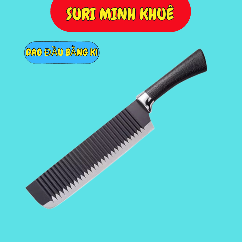 DAO BẾP NHẬT BẢN LƯỠI GỢN SÓNG SIÊU BÉN CÁN BỌC BAO SU SIÊU ÊM - HÀNG CAO CẤP CHUẨN LOẠI 1