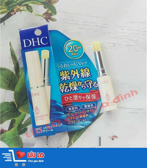 Son dưỡng chống nắng dhc uv moisture lip cream 1.5g - nhật bản