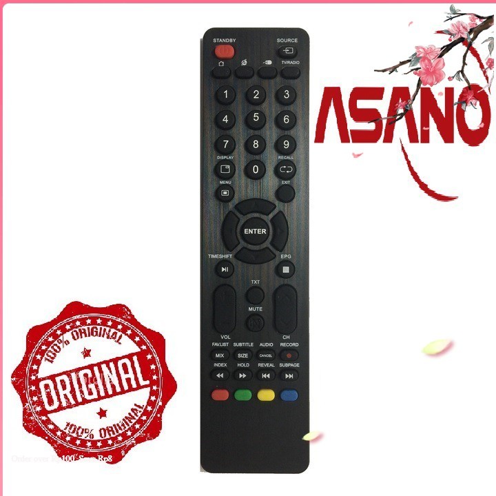 Remote điều khiển tivi ASANO smart mẫu 2