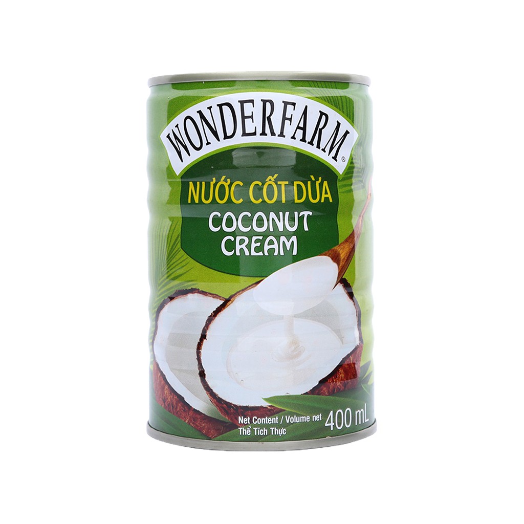Nước cốt dừa Wonderfarm hộp thiếc