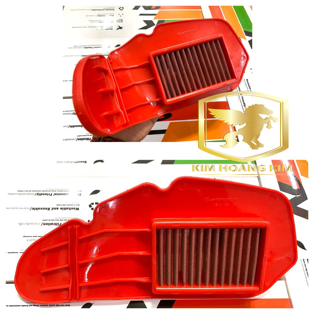 Lọc gió KN Thép Lưới Đỏ gắn VARIO,AIRBLADE....hàng chất lượng siêu rẻ đẹp