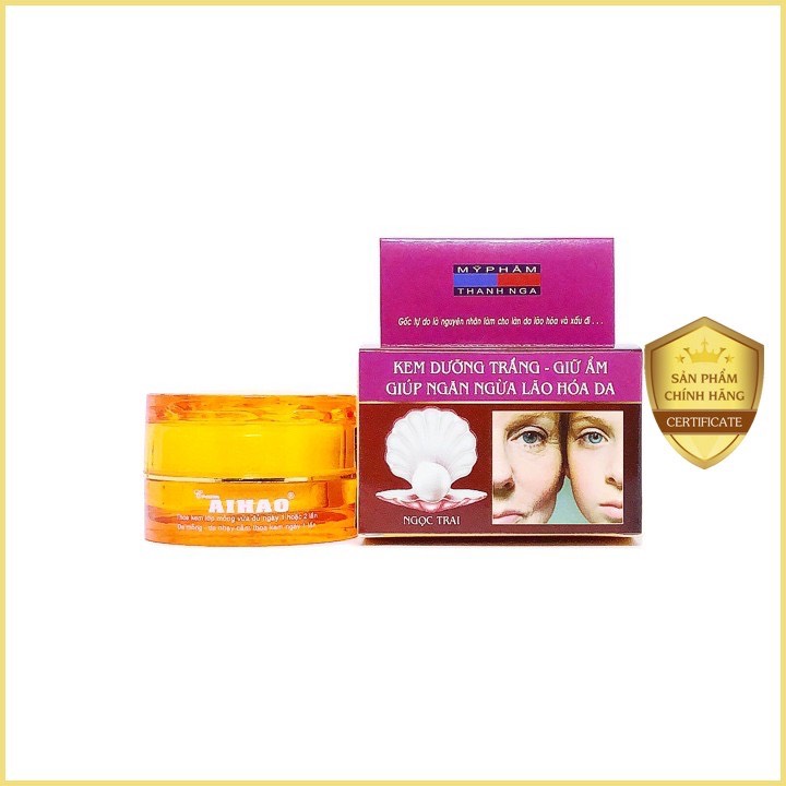 Kem AiHao Dưỡng Trắng - Giữ Ẩm - Giúp Ngăn ngừa lão hoá da - 7 VIP 15g