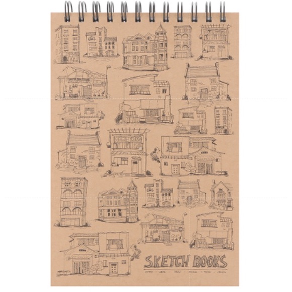 Sổ Vẽ Chuyên Dụng 80 Trang Gáy Lò Xo Khai Trí Stationery Sketchbook Inspiration