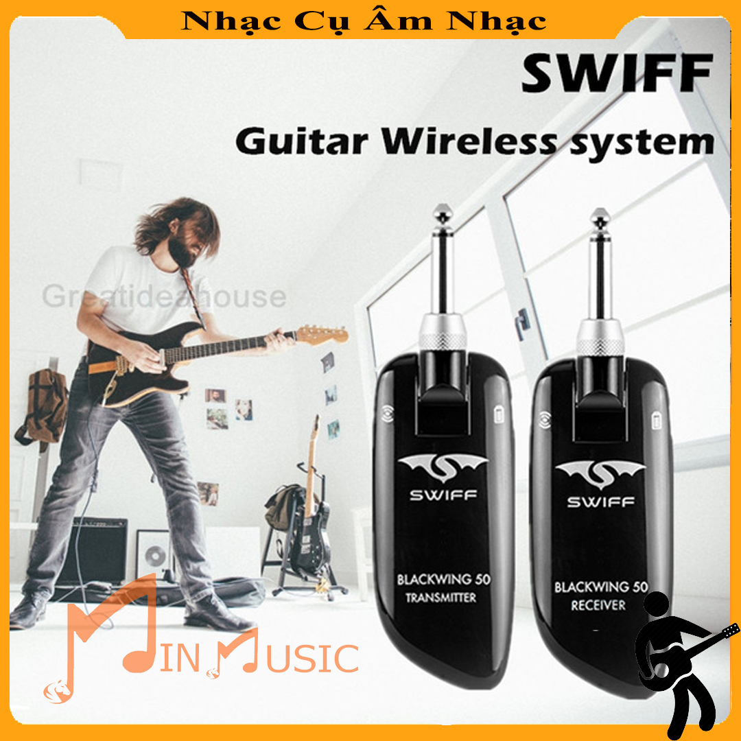 Bộ thu phát tín hiệu âm thanh không dây i thiết bị kết nối guitar không dây wireless swiff