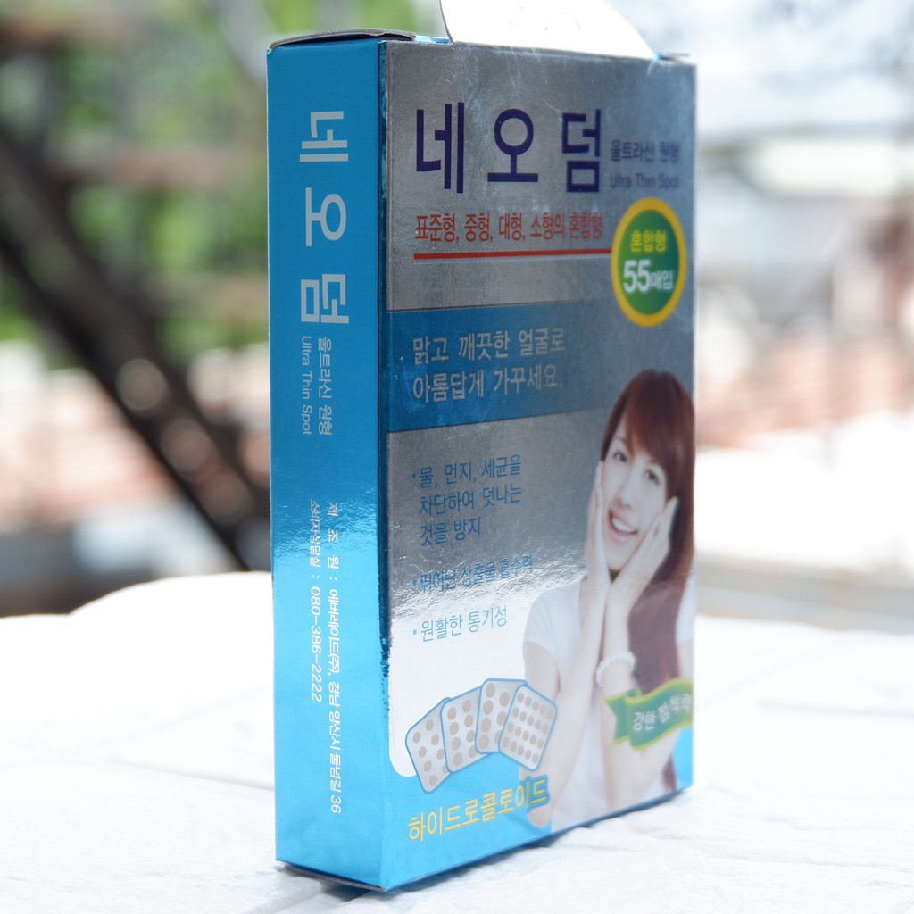 Miếng dán lột mụn Neoderm Hàn Quốc Bin Beauty (16 miếng, 48 miếng, 55 miếng ) không thấm nước, cực khó bong, hút mủ hiệu quả nhanh lành 7