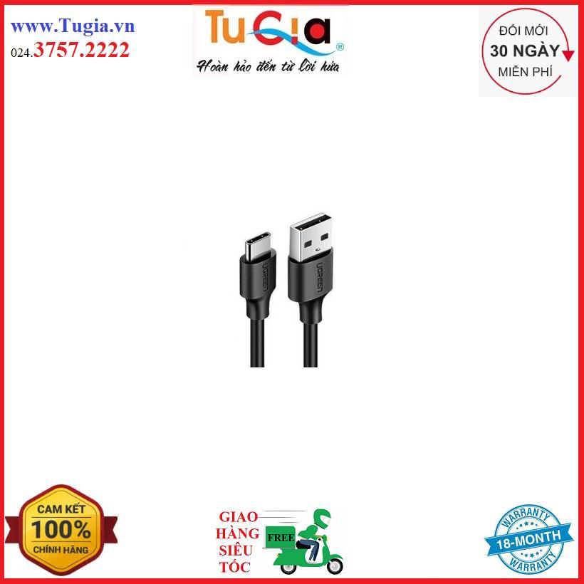 Cáp usb type c to usb 2.0 ugreen 60116 dài 1m - hàng chính hãng