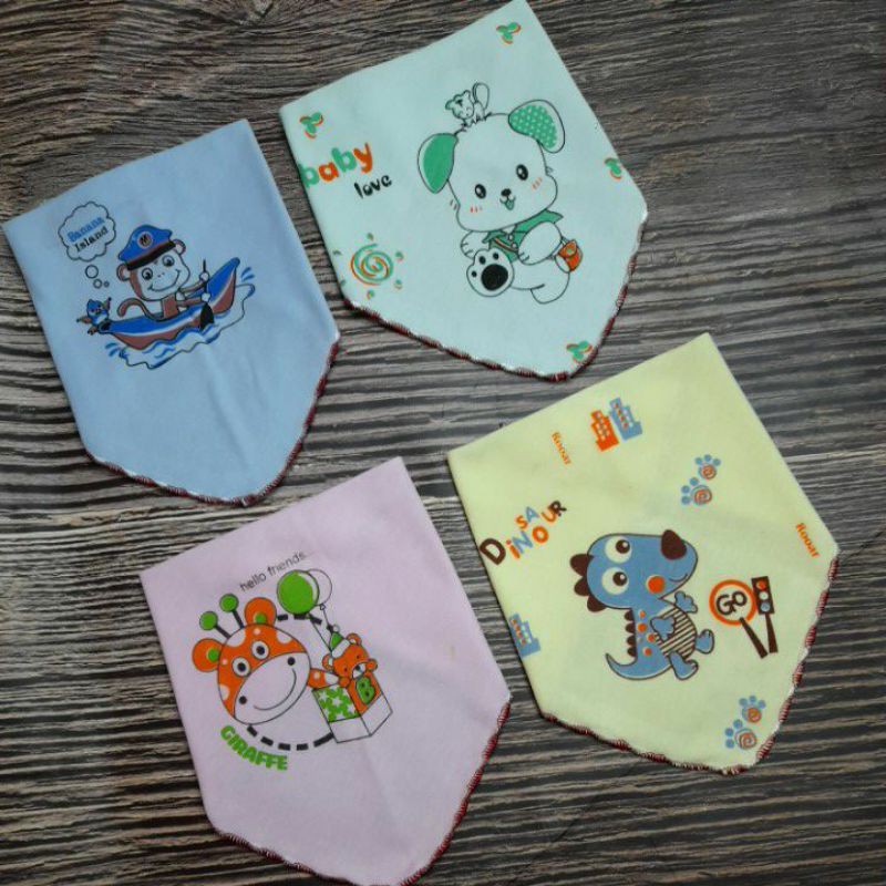 Yếm Tam Giác 2 Lớp Cotton Cho Bé