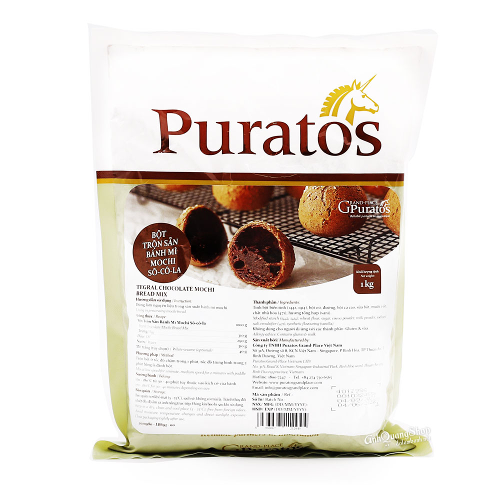 Bột trộn sẵn bánh mì Mochi Socola Puratos 1kg