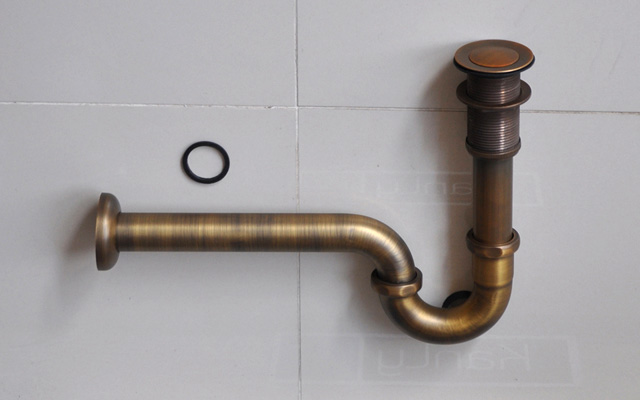 [HCM][XẢ NHẤN] Xi Phông Xả Chậu Rửa Mặt Lavabo Bằng ĐỒNG