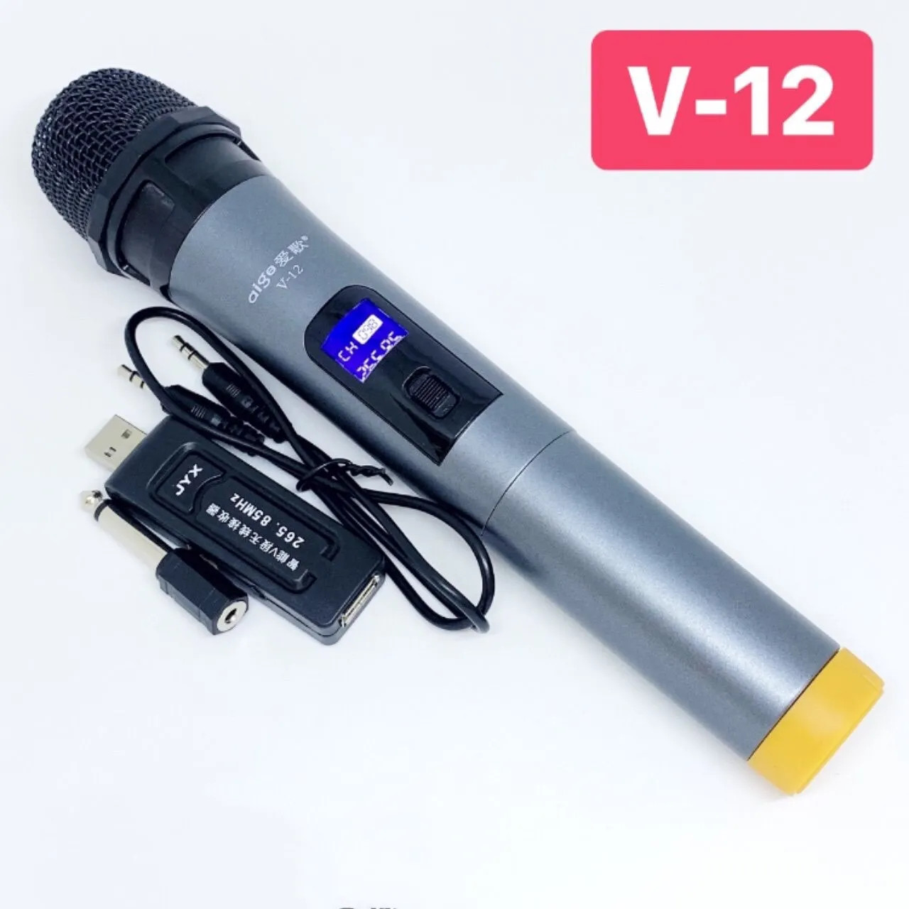 [HÀNG CAO CẤP] micro karaoke không dây chống hú - micro karaoke không dây cao cấp - Hỗ trợ các thiết bị có jack cắm 3.5mm và 6.5mm