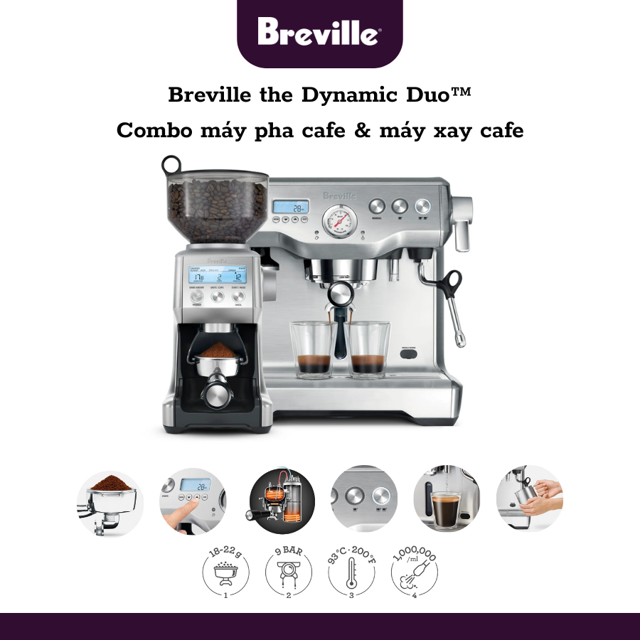 Breville the Dynamic DuoTM Combo Breville 920 & BCG820