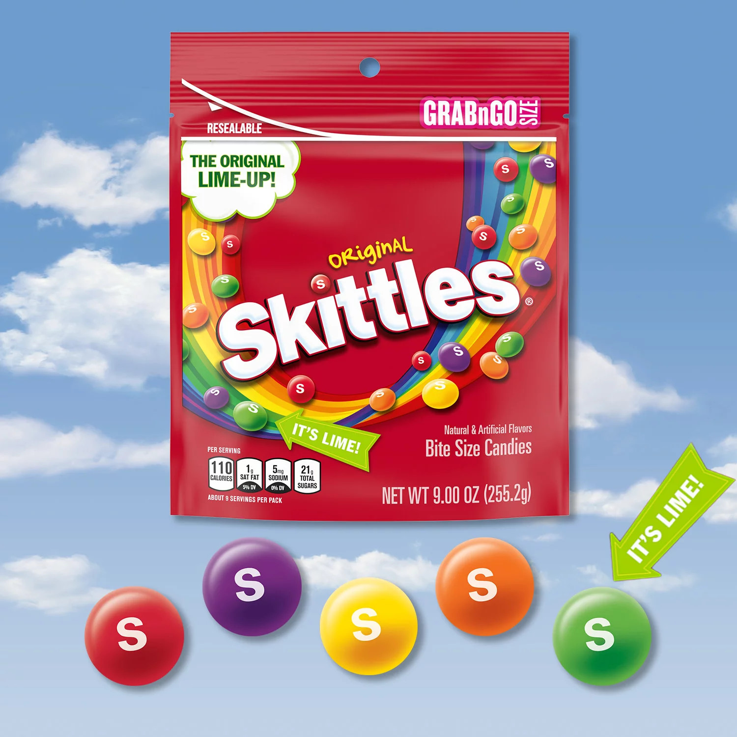 USA Kẹo Trái Cây Skittles Original Mỹ 255.2g HSD 07 2024