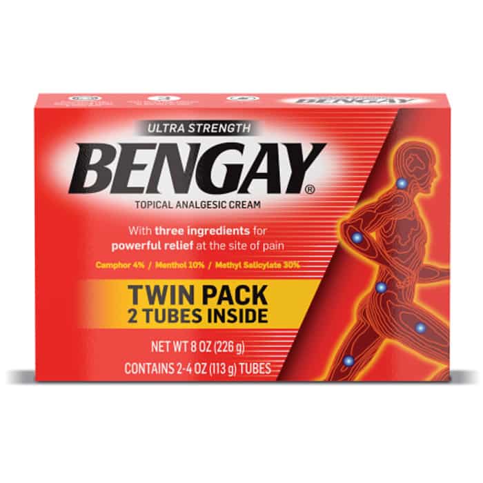 BENGAY - Kem xoa bóp giảm đau Bengay Topical Analgesis Cream Ultra Strength - Hộp 2 tuýt x 113 gram - Mẫu mới