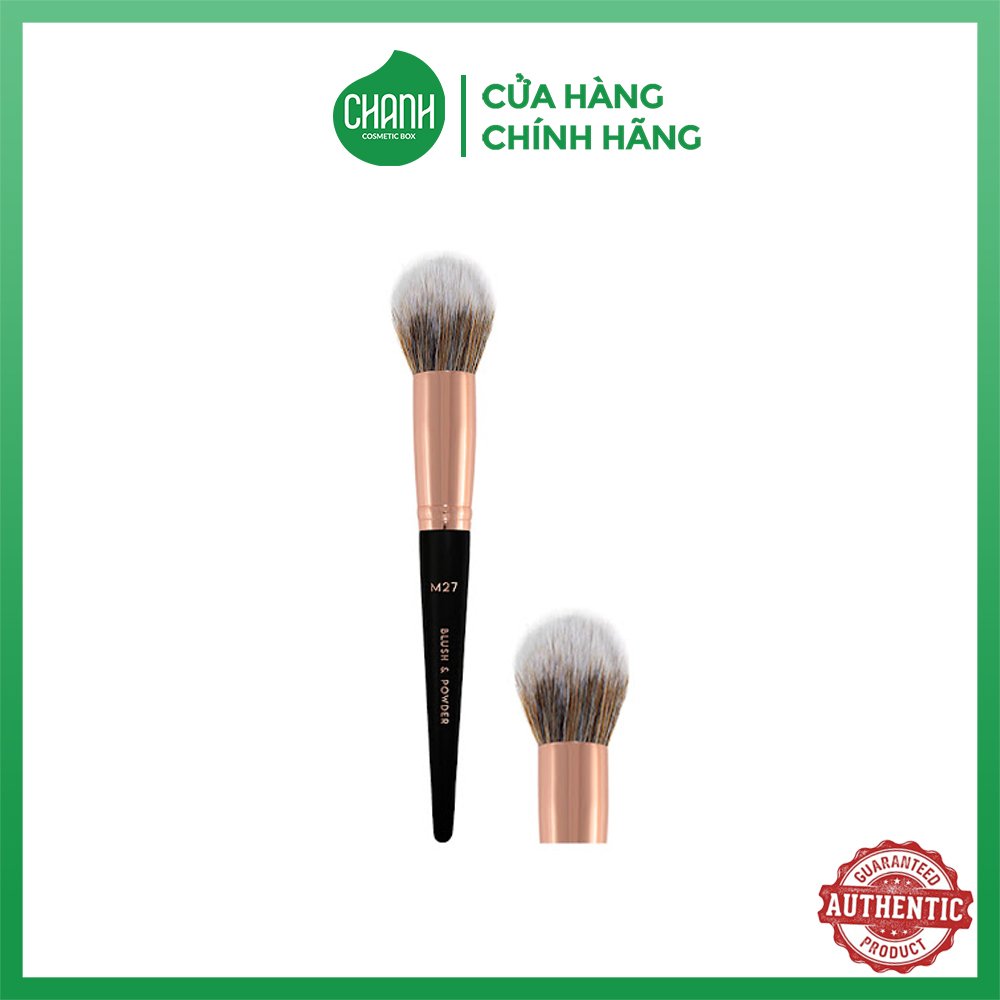 Cọ phủ & má hồng vacosi blush & powder đầu tròn m27 blush & powder m27