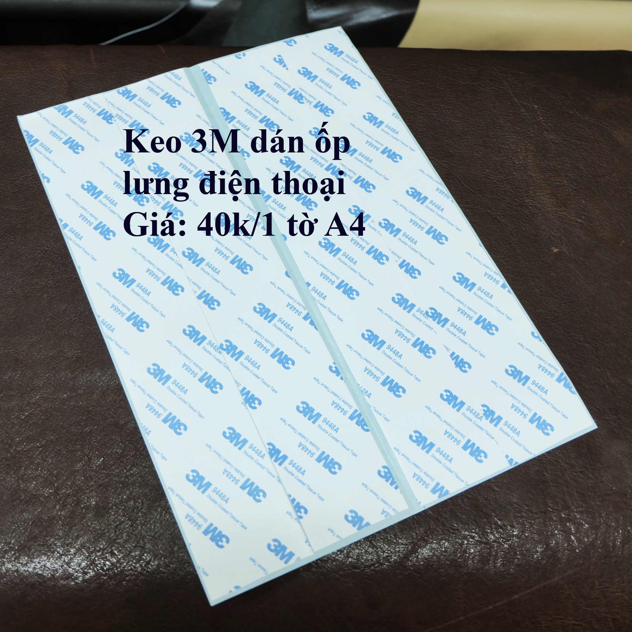 [HCM]Keo 3M bán lẻ size A4 - dán Ốp lưng điện thoại - phụ kiện làm túi xách