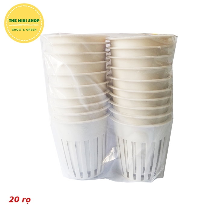 Rọ nhựa trồng rau thủy canh 20 cái 65x65x40