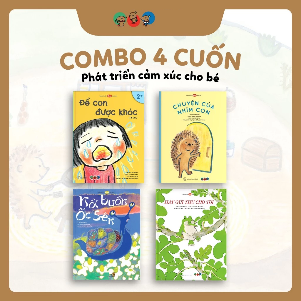 Combo Ehon Nhật Bản: Phát Triển Cảm Xúc (3 Đến 6 Tuổi) - 4 Cuốn