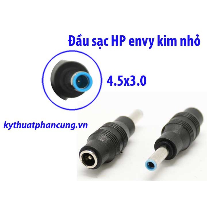 Đầu sạc hp kim nhỏ 4.5×3.0mm