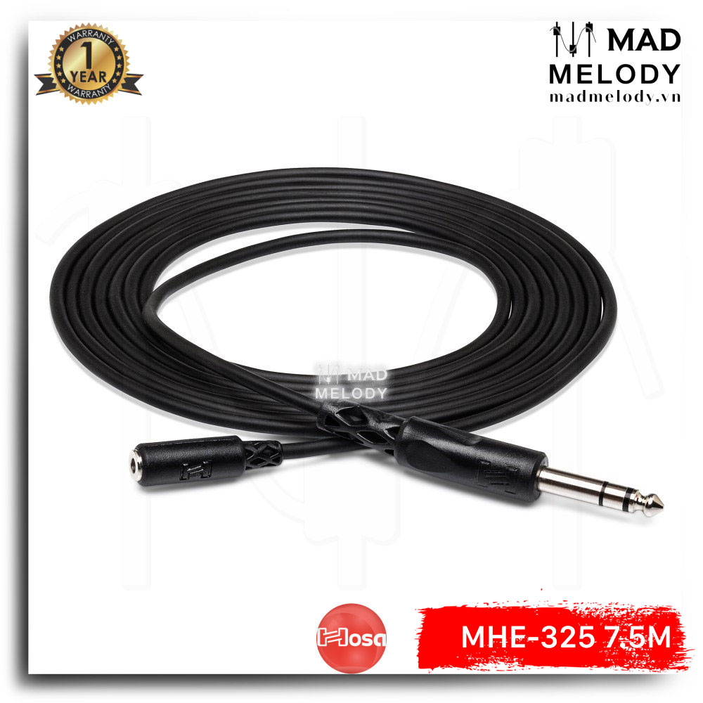 Hosa Headphone Extension Cable MHE-325