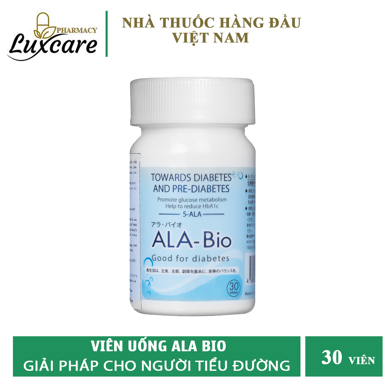 [HCM]Viên ALA Bio (Nhật) - Giải Pháp Cho Bệnh Nhân Tiểu Đường