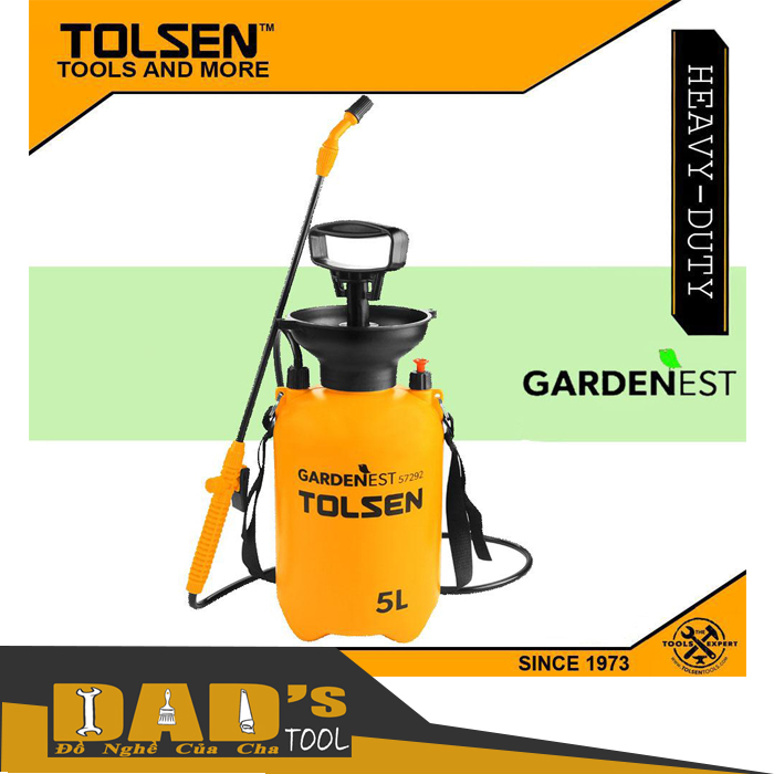 Bình xịt tưới cây cảnh áp lực 5 lít tolsen 57292