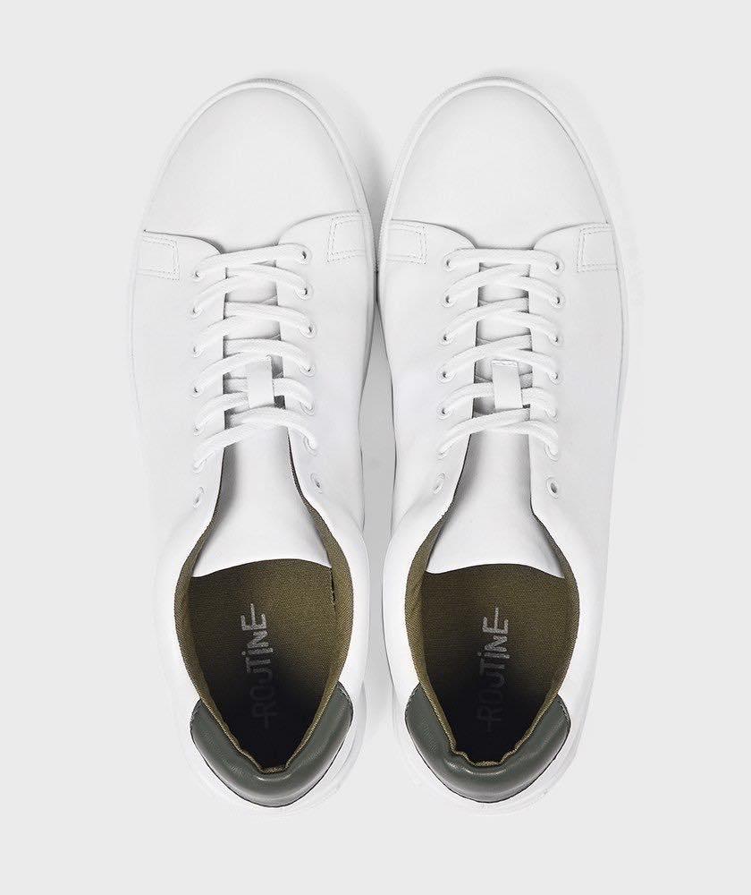 Giày Nam Sneaker Trắng Đáp Xanh - Gl212027