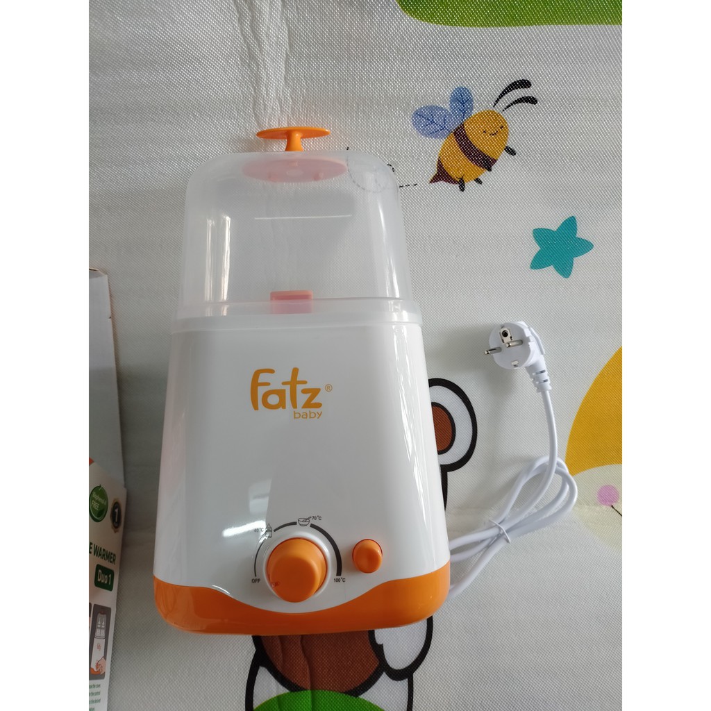 Máy hâm, tiệt trùng bình sữa 2 bình cổ rộng fatz baby fb3012sl