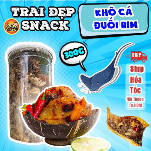 Khô cá đuối rim trai đẹp 250g