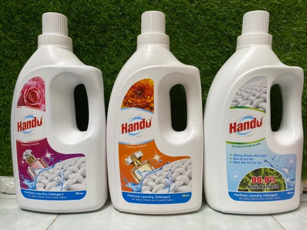 Nước giặt bảo vệ sợi vải Hando can 4L