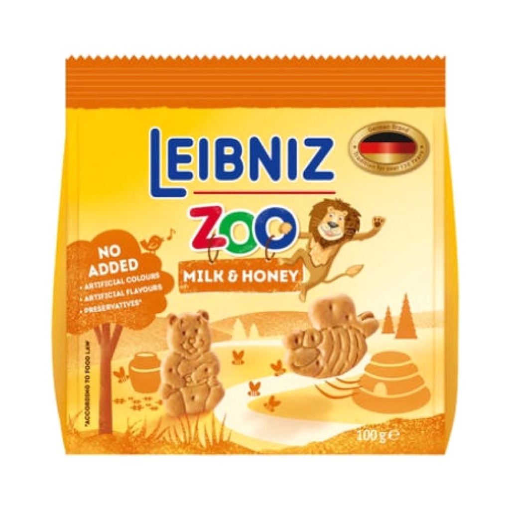 Bánh Quy Sữa & Mật Ong Hình Gấu & Ong, Leibniz, Zoo, Bears & Bees